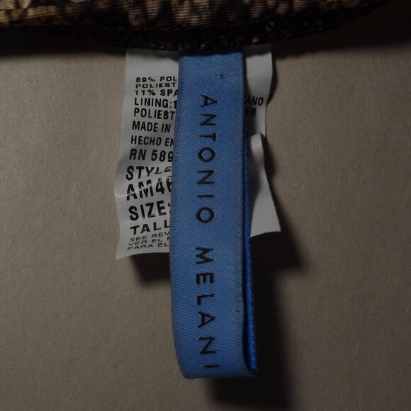 Antonio Melani Size Large / TWIST PANT / Sand / Snake Print / New Bikini Bottom - Picture 11 of 15